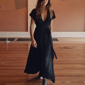 Christy Dawn Autumn Dress in Night M